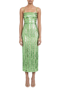 Robe longue bandeau Stargaze - Jade Green