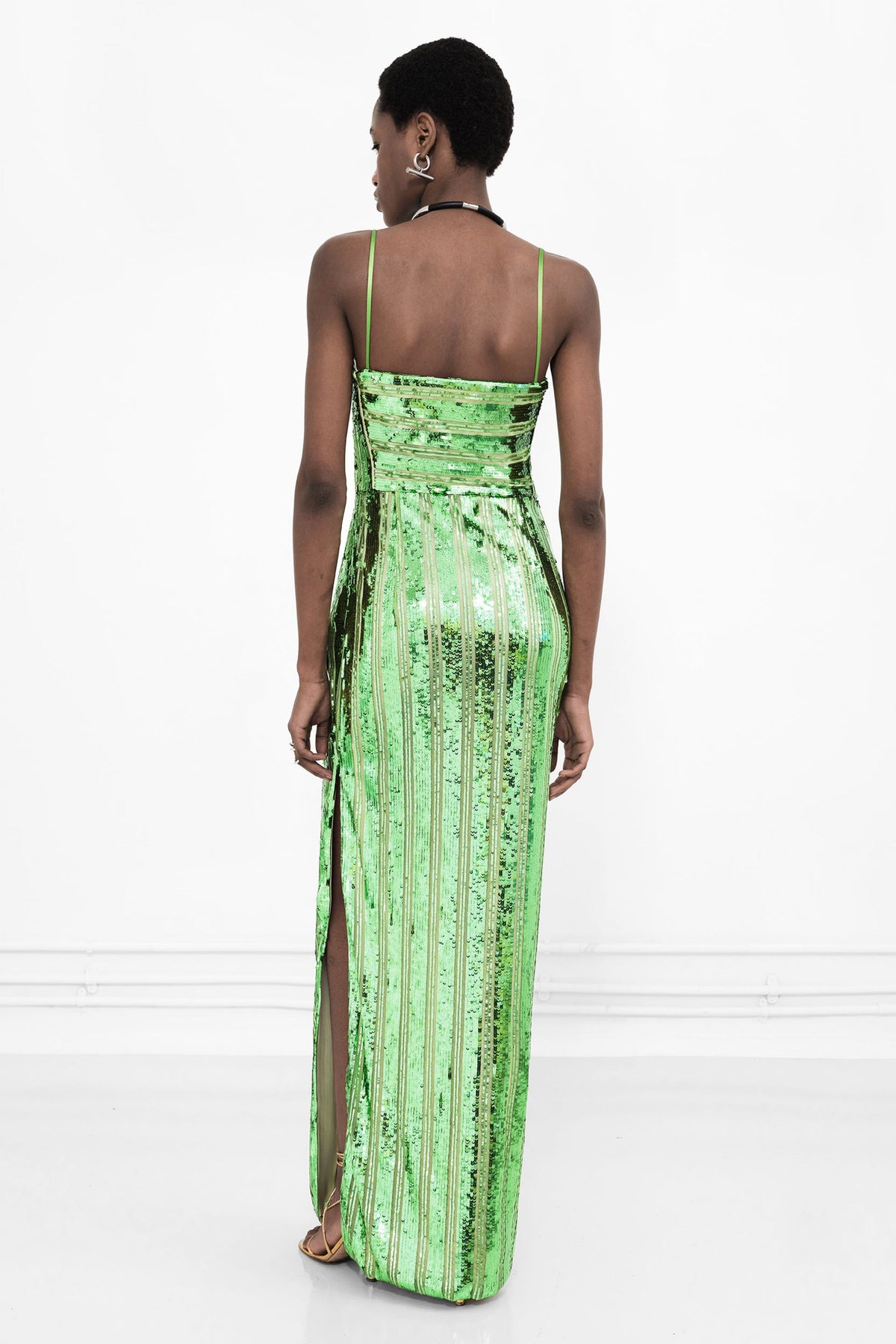 Stargaze Bandeau Dress - Jade Green