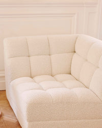 Paul Modular Corner Armchair - Oat White