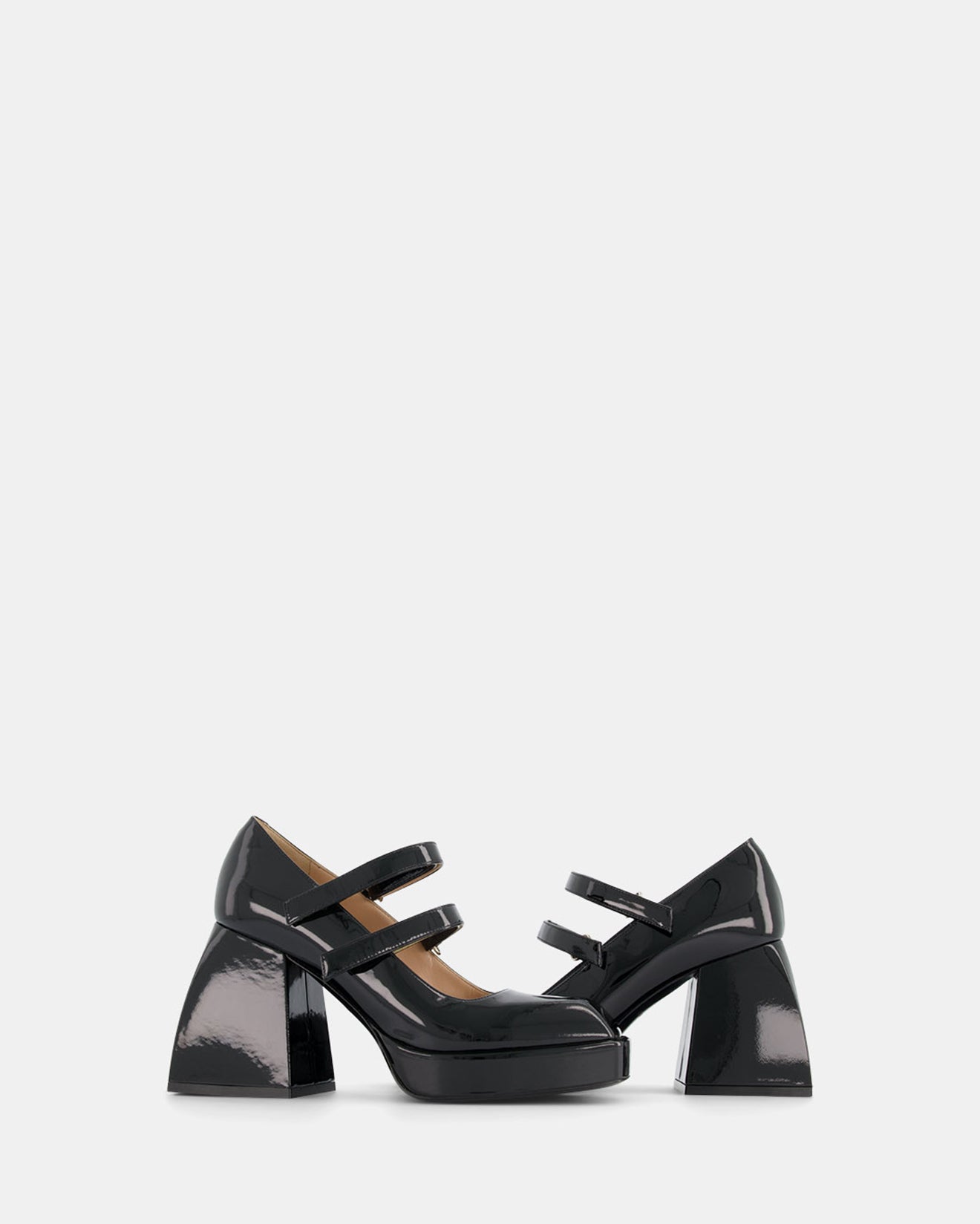 3 QTY DJV-250€-12/12 RELIQUAT Bulla Babies 90 Black Patent