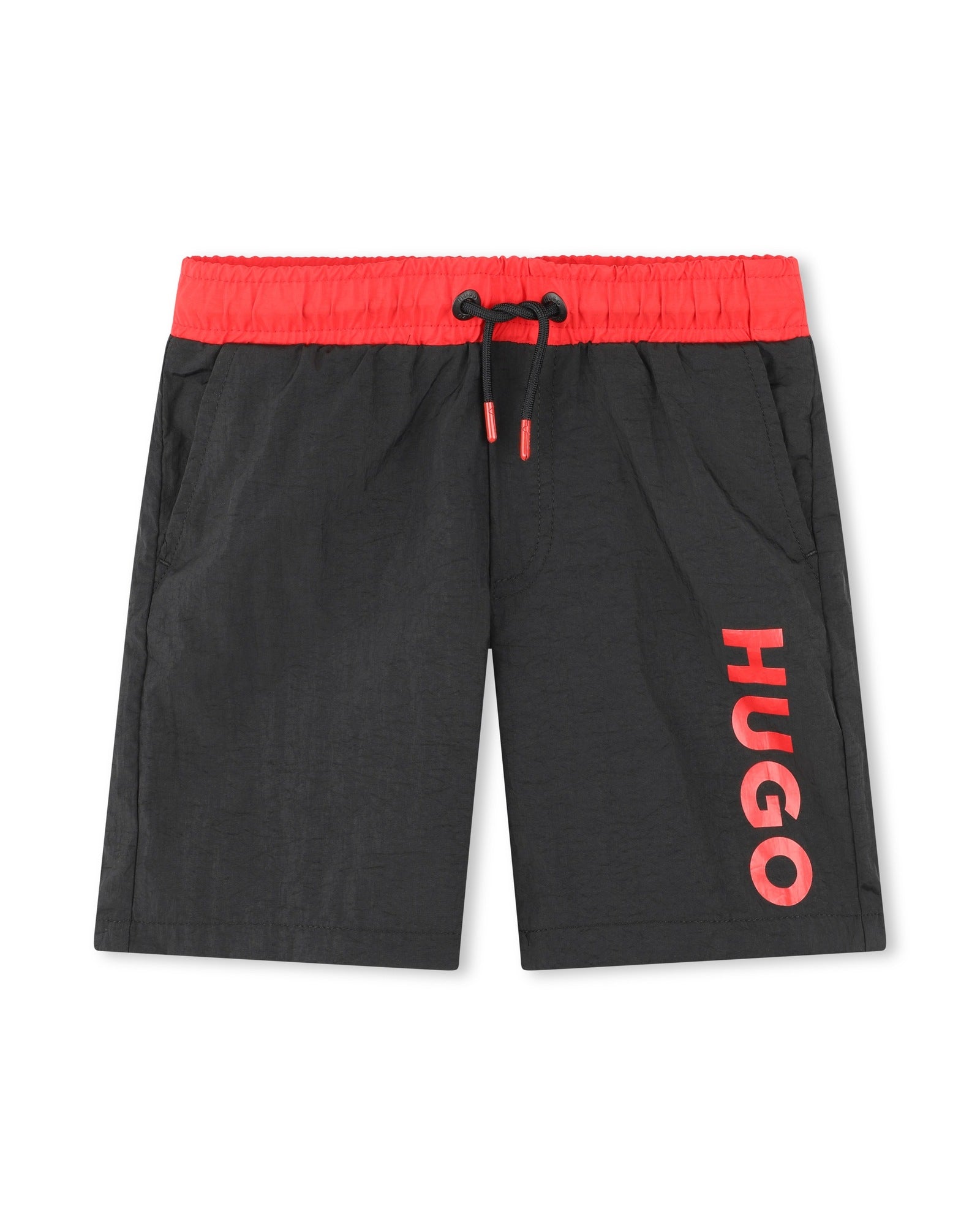 Short de bain à taille élastiquée - Black