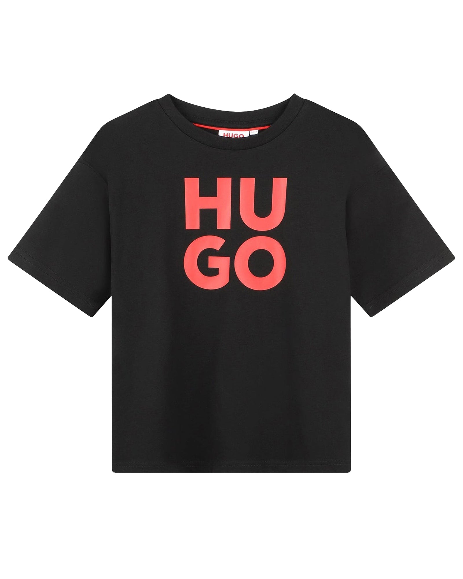 Short-sleeved cotton T-shirt - Black