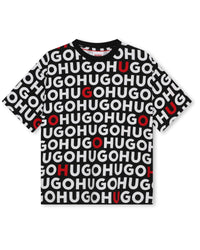 Short-sleeved T-shirt - Black Red