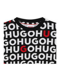 Short-sleeved T-shirt - Black Red