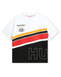 T-shirt à manches courtes - Blanc Noir