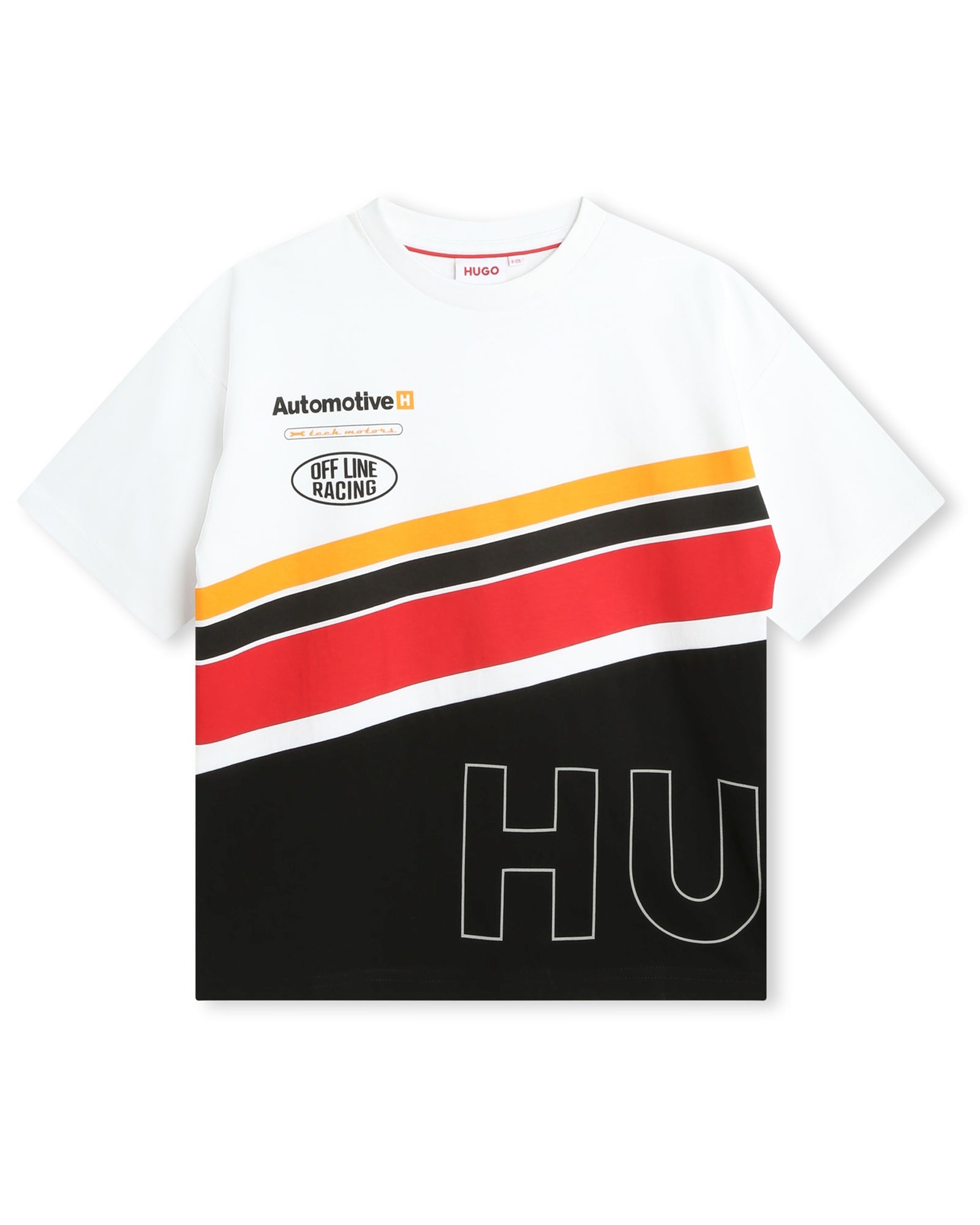 T-shirt à manches courtes - Blanc Noir