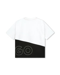 T-shirt à manches courtes - Blanc Noir