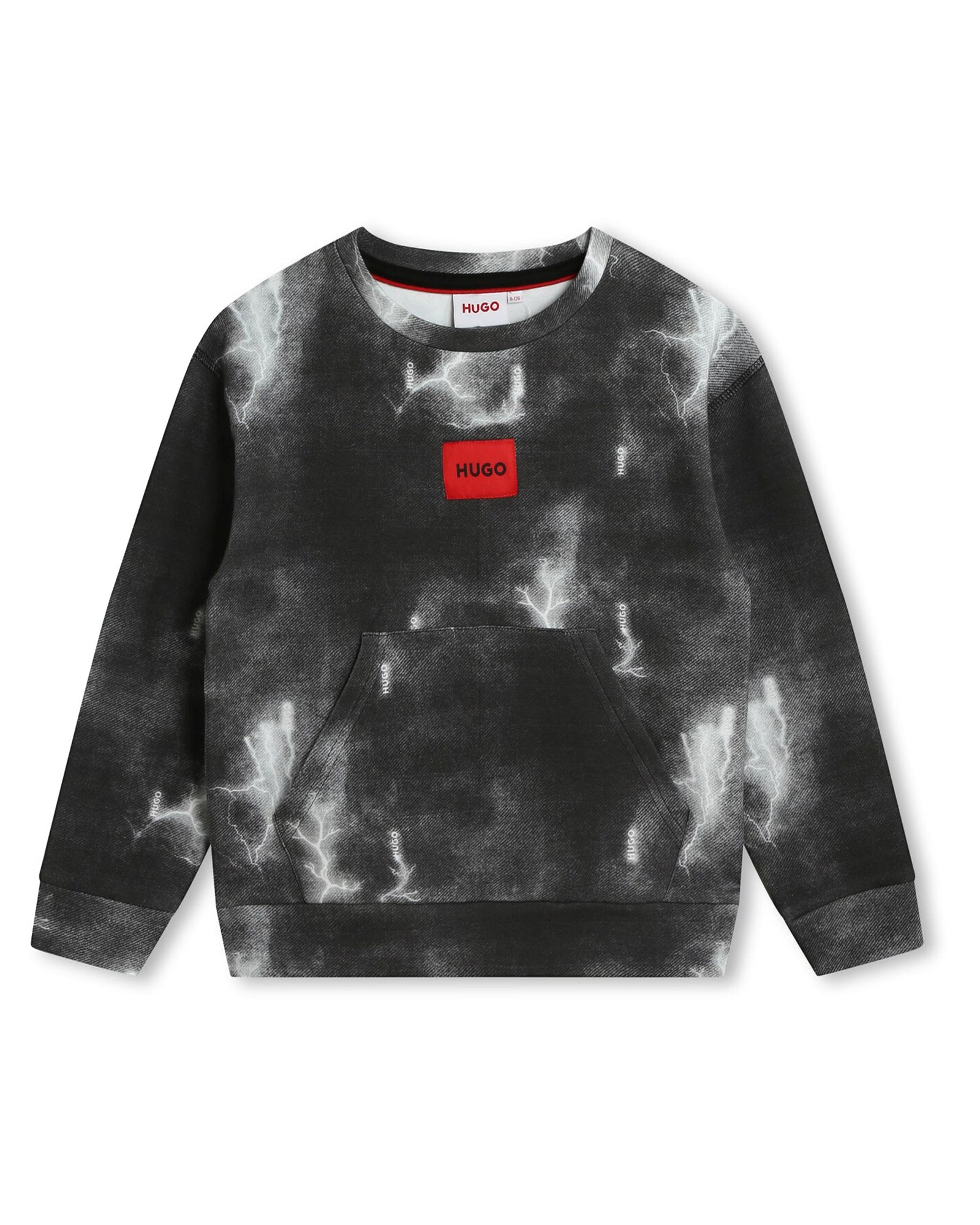Sweatshirt en imprimé - Noir Gris