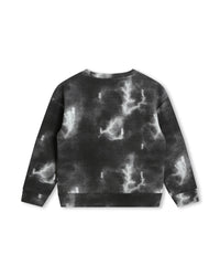 Sweatshirt en imprimé - Noir Gris