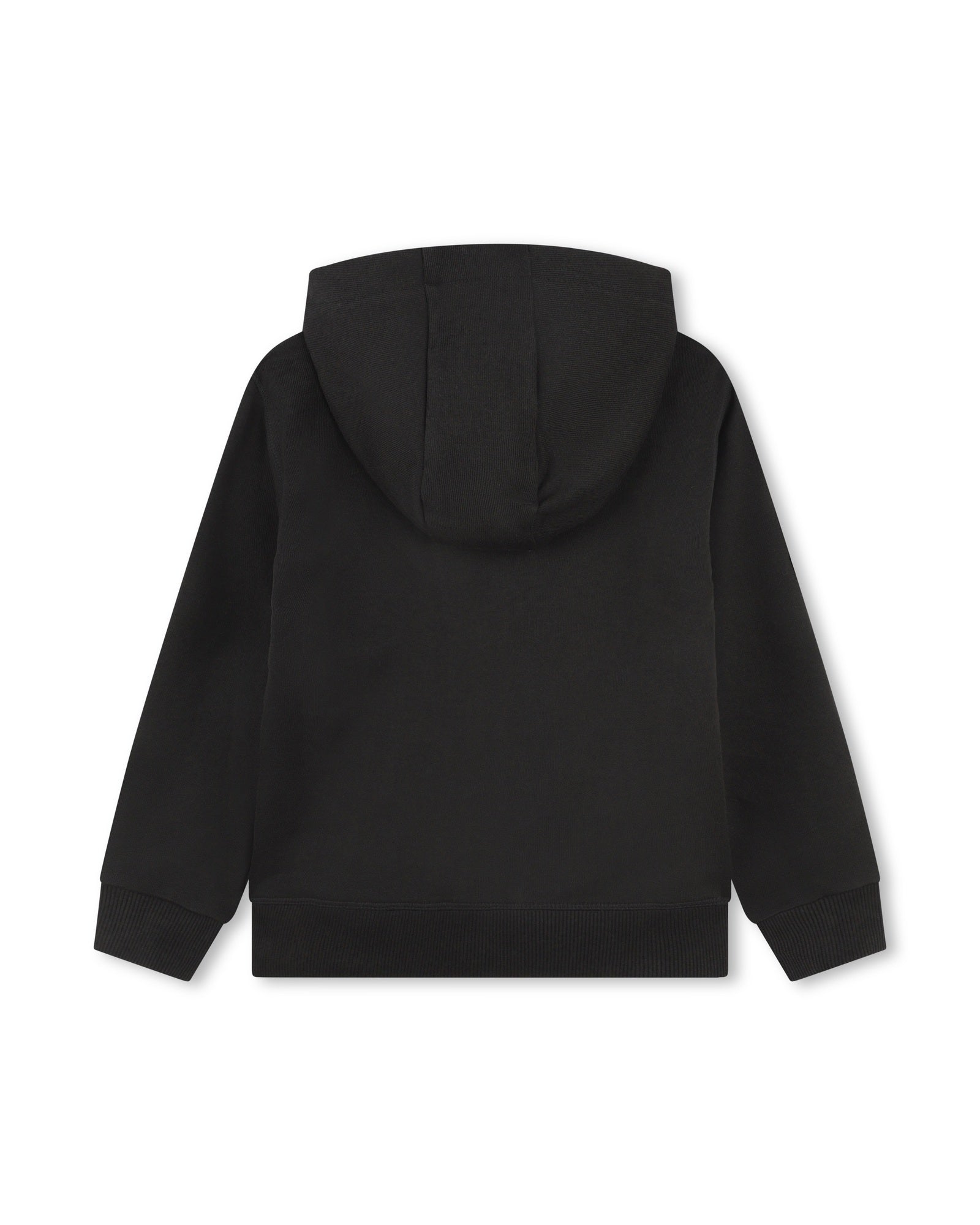 Cardigan à capuche en molleton - Black