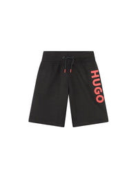 Fleece sweat shorts - Black