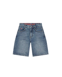 Bermuda shorts with denim pockets - Double Stone