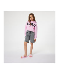 Sweatshirt à capuche - Rose Friandi