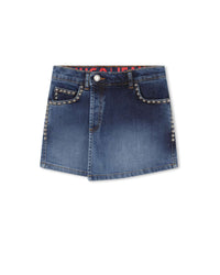 Jupe-short en denim - Denim Blue