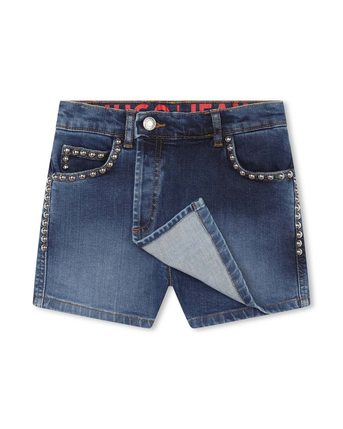 Jupe-short en denim - Denim Blue