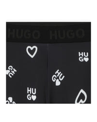 Legging à imprimé monogramme - Black