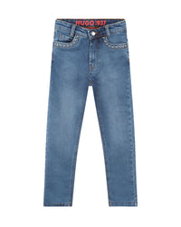 Pantalon à poches en denim - Denim Blue