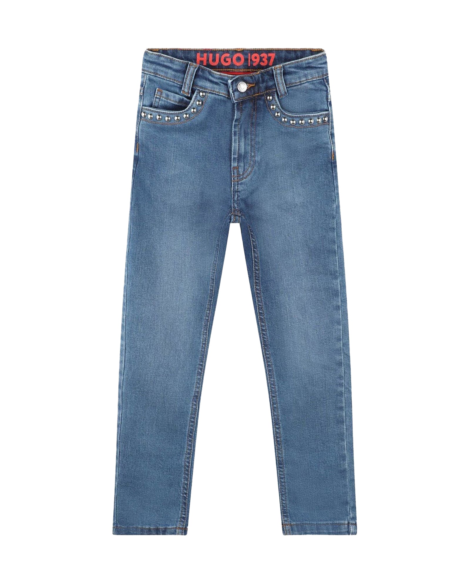 Pantalon à poches en denim - Denim Blue