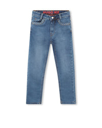 Pantalon à poches en denim - Denim Blue