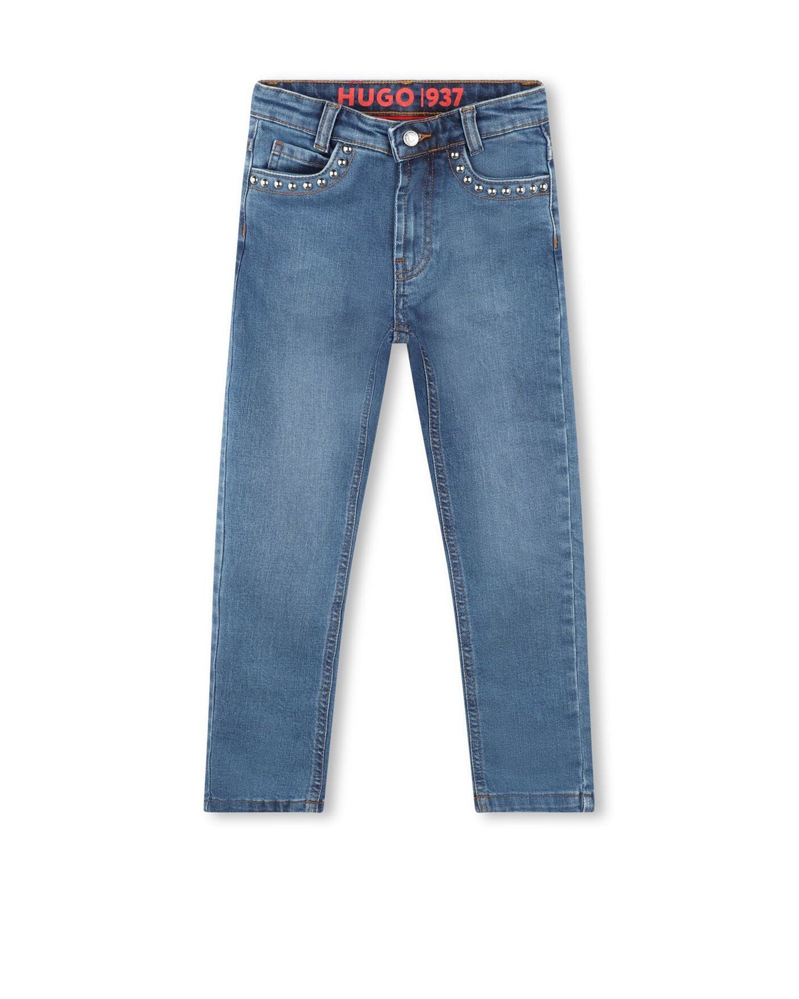Pantalon à poches en denim - Denim Blue