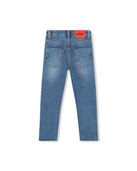 Pantalon à poches en denim - Denim Blue