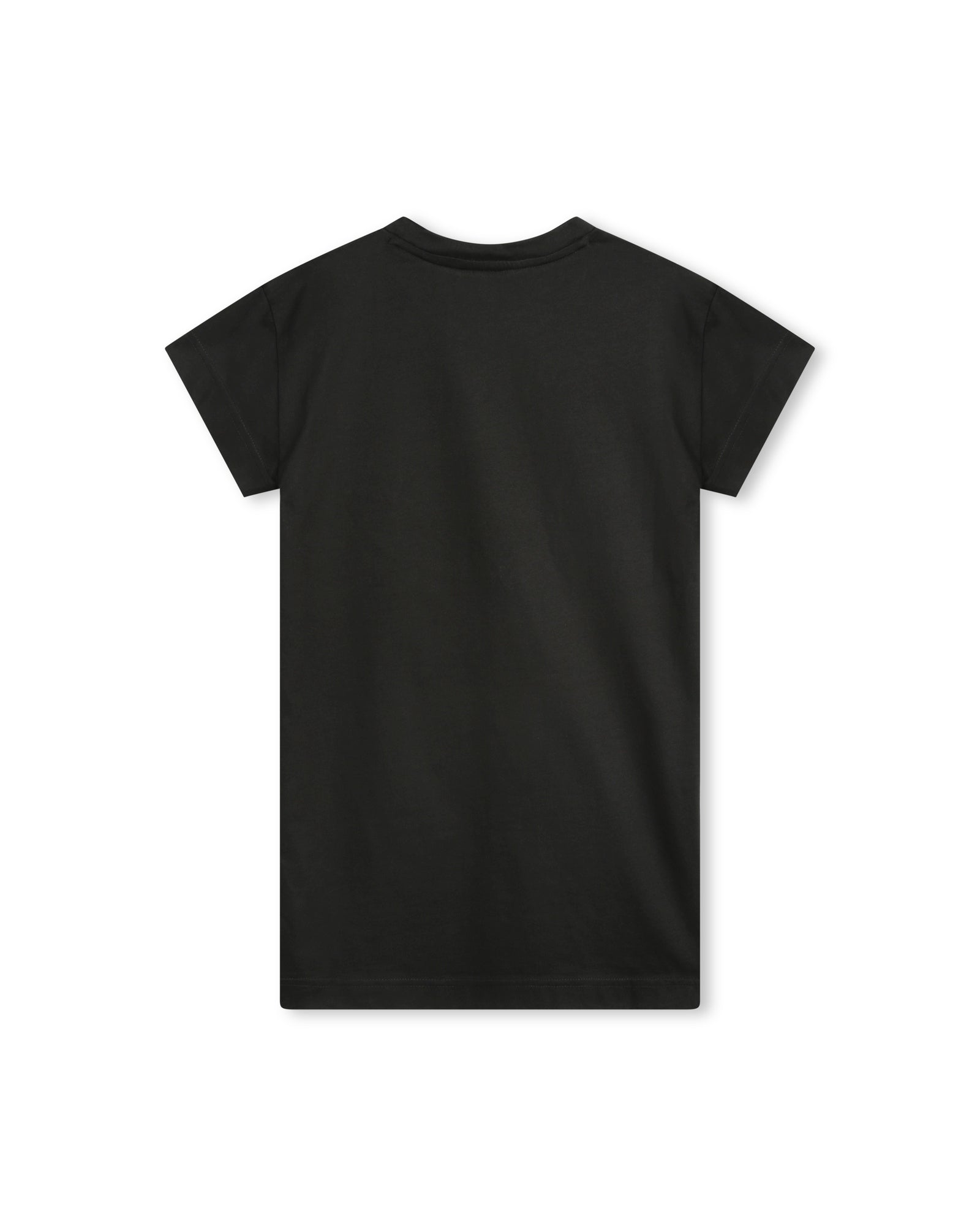 Robe à manches courtes en coton - Black