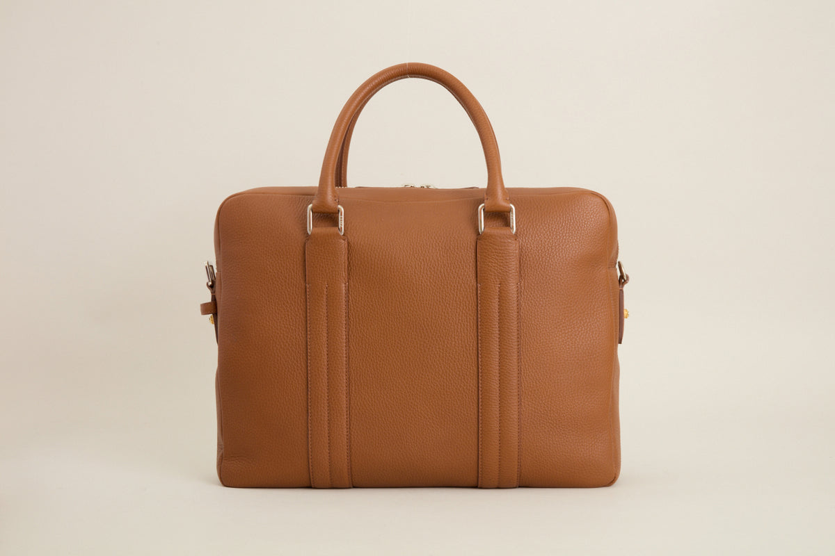 Porte-documents en cuir précieux - Chestnut