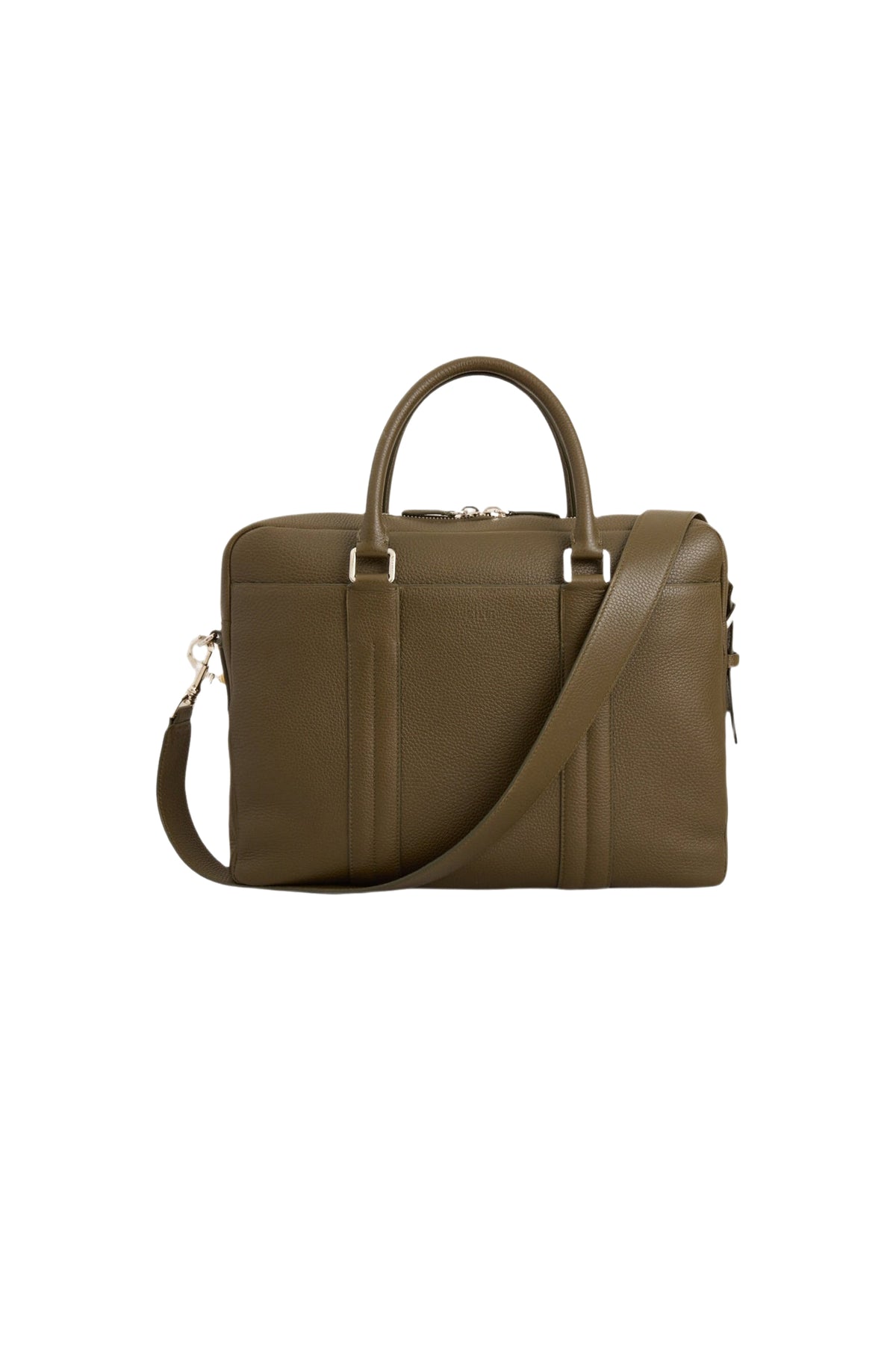 Leather shoulder bag - Military
