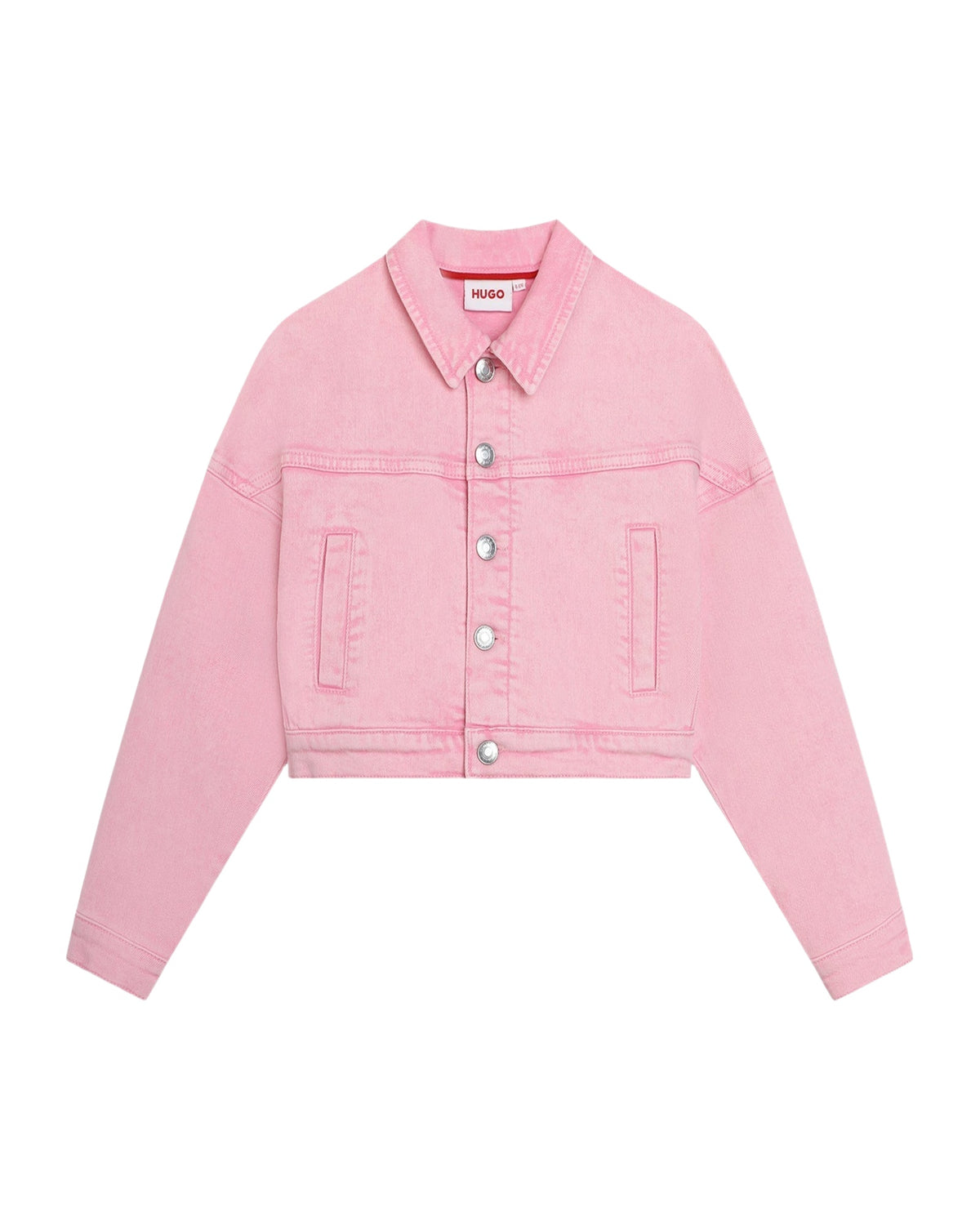 Veste courte en sergé - Rose Friandi