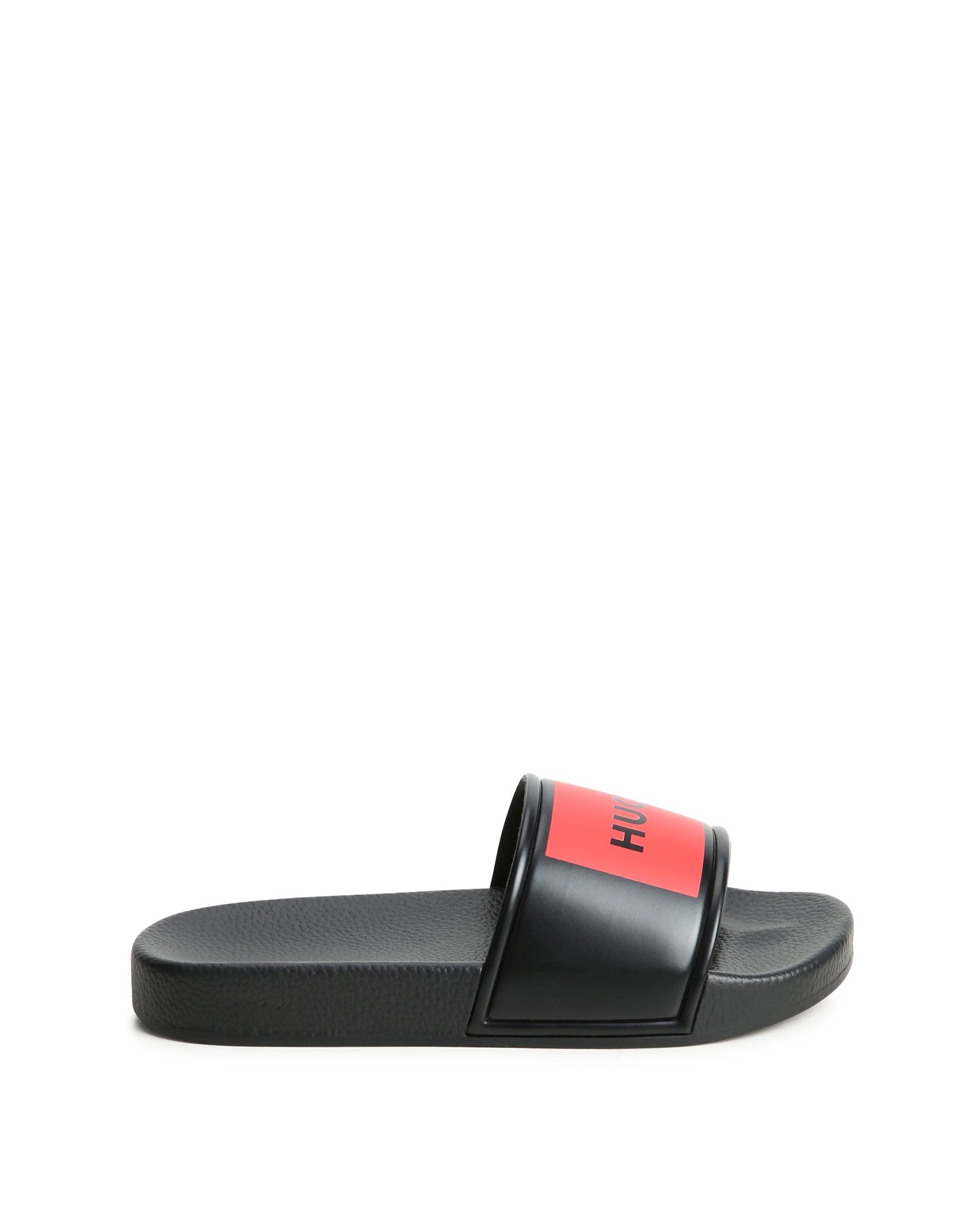 Slippers with logo badges - Black