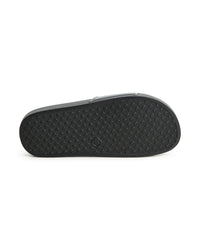Slippers with logo badges - Black