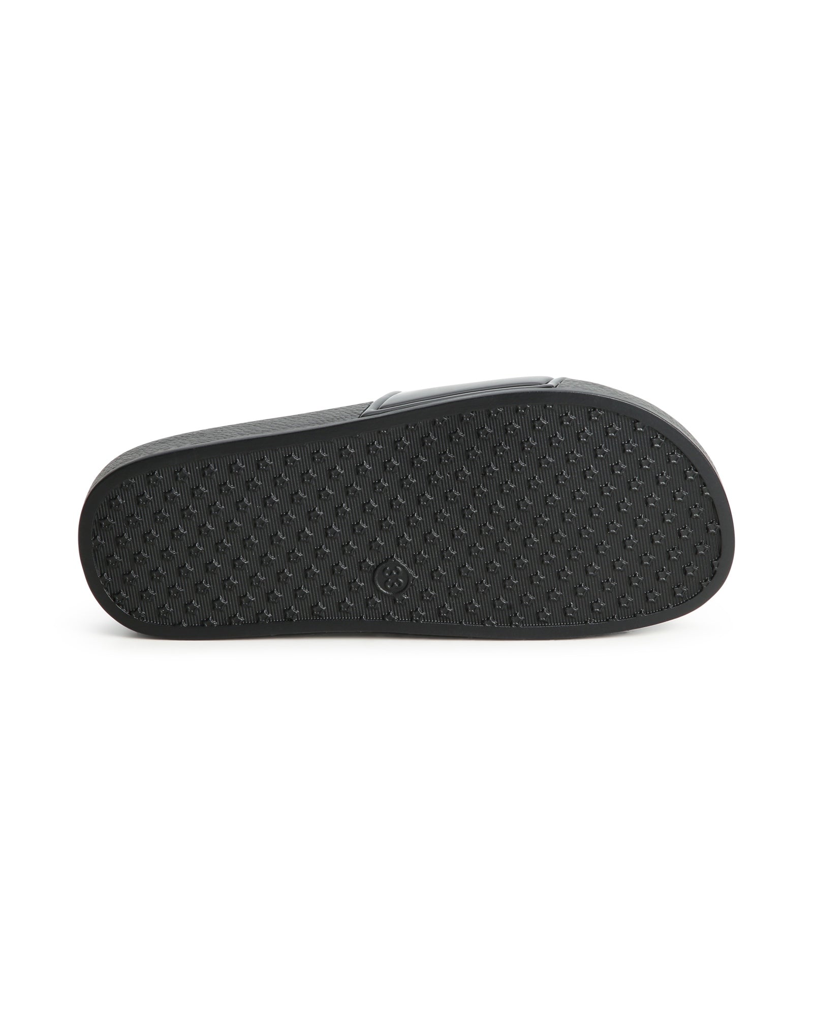 Slippers with logo badges - Black