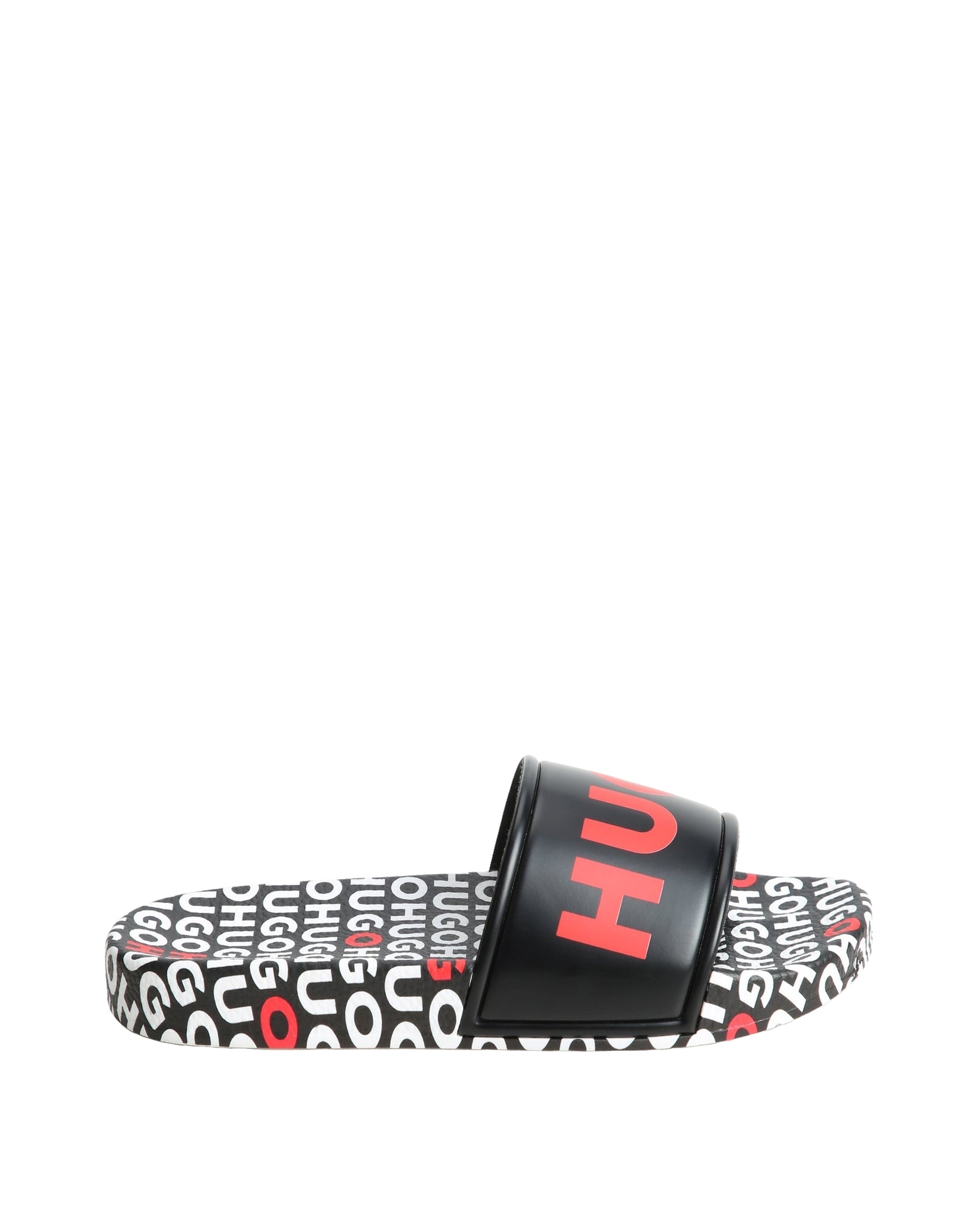 Monogram print mules - Black