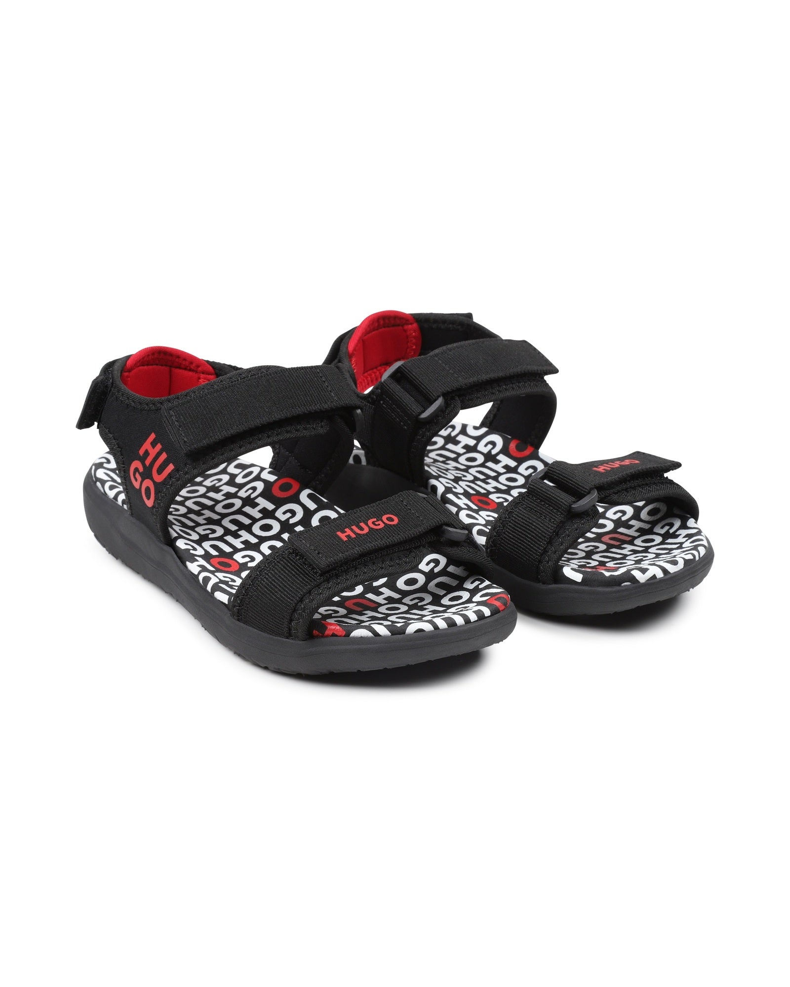 Sandales en imprimé - Black