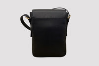 Sacoche à bandoulière en cuir - Black
