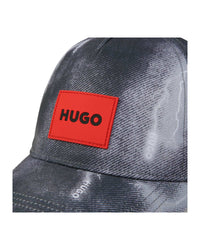 Casquette en imprimé siglé - Black