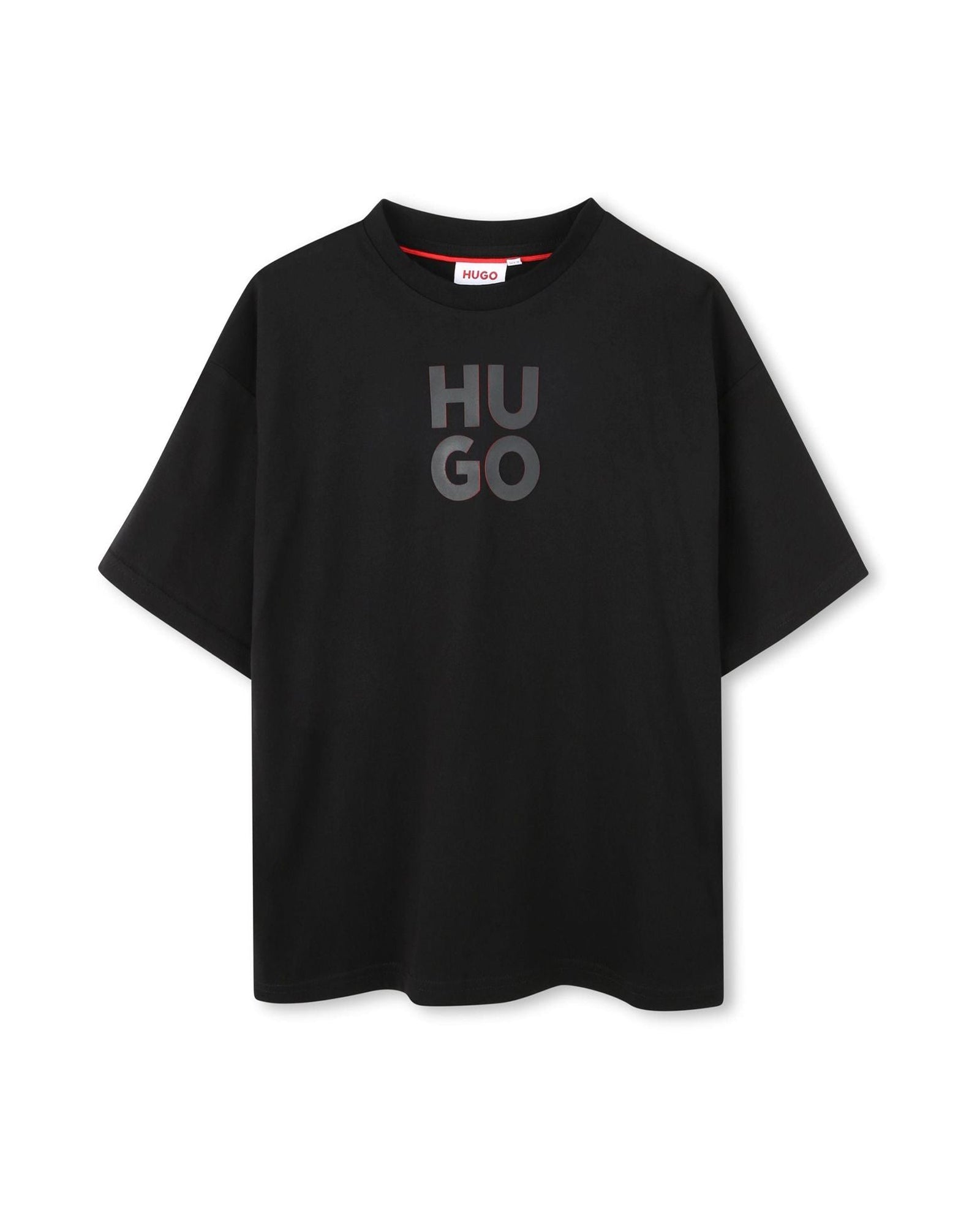Loose-fitting short-sleeved T-shirt - Black