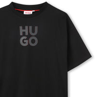 Loose-fitting short-sleeved T-shirt - Black