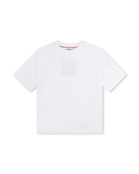 Loose-fitting short-sleeved T-shirt - White