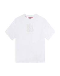 Loose-fitting short-sleeved T-shirt - White
