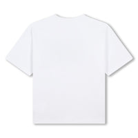 Loose-fitting short-sleeved T-shirt - Navy White