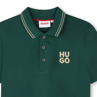 Polo à manches courtes avec logo - Rain Forest