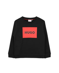 Sweatshirt col rond en molleton - Black