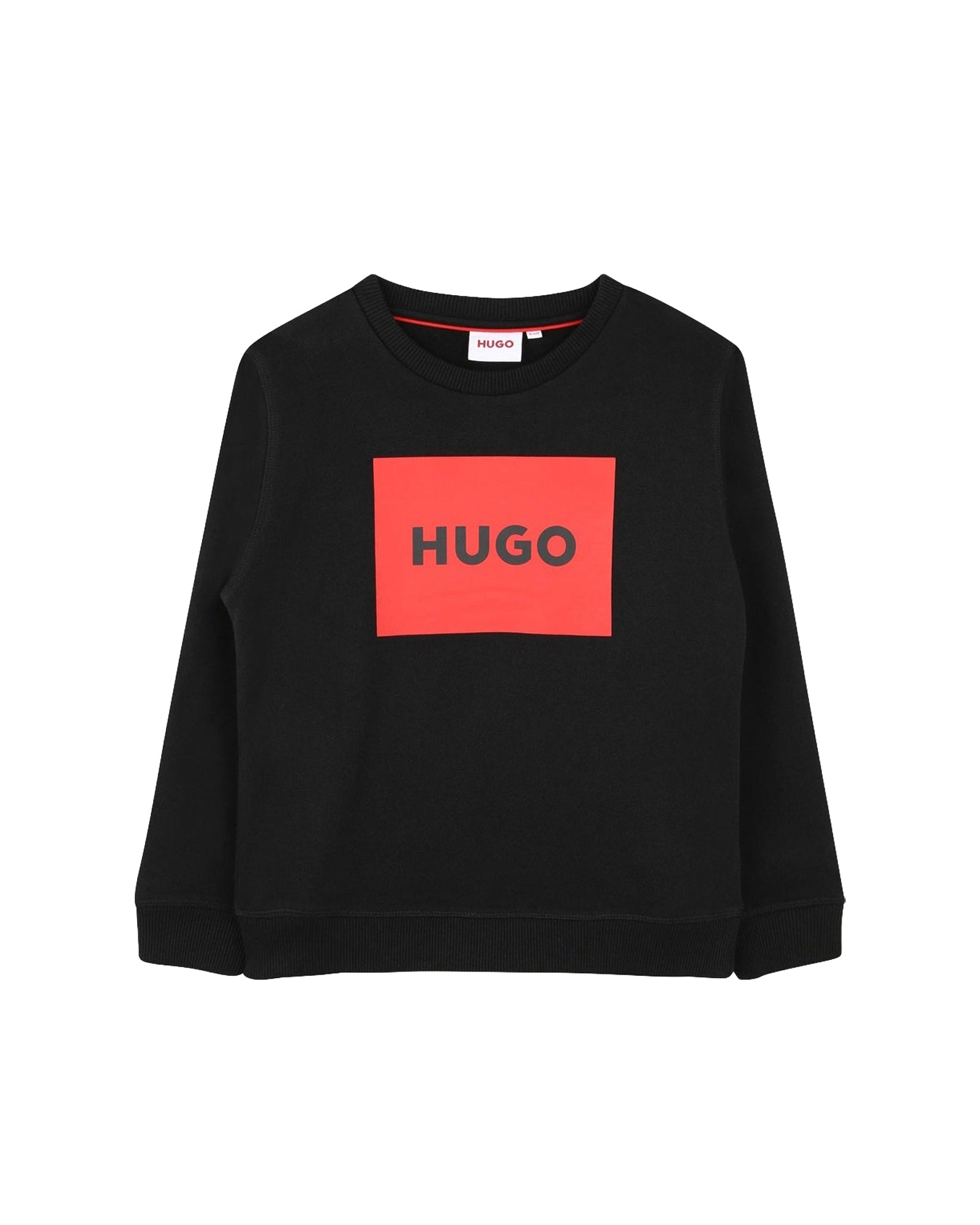 Sweatshirt col rond en molleton - Black