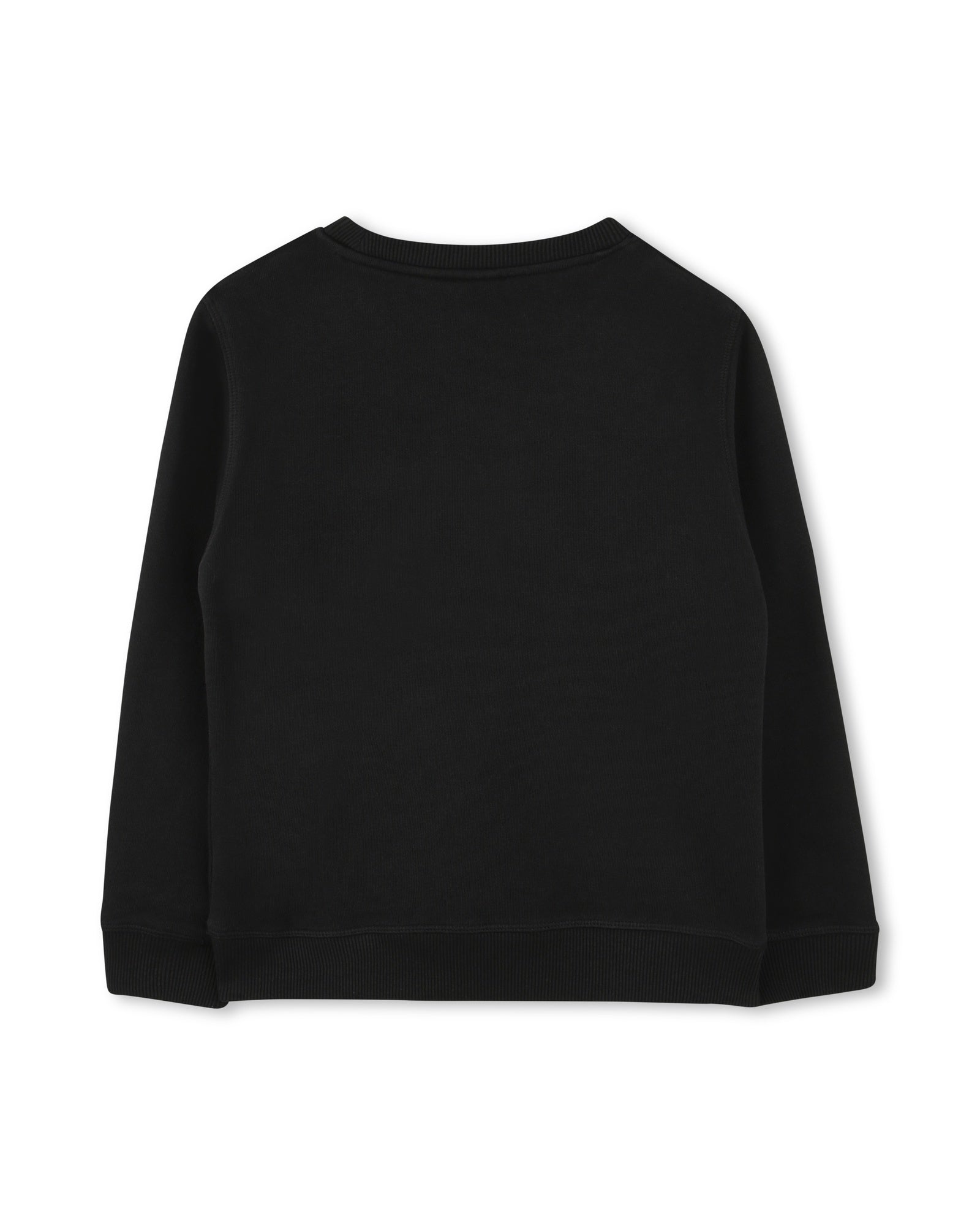 Sweatshirt col rond en molleton - Black