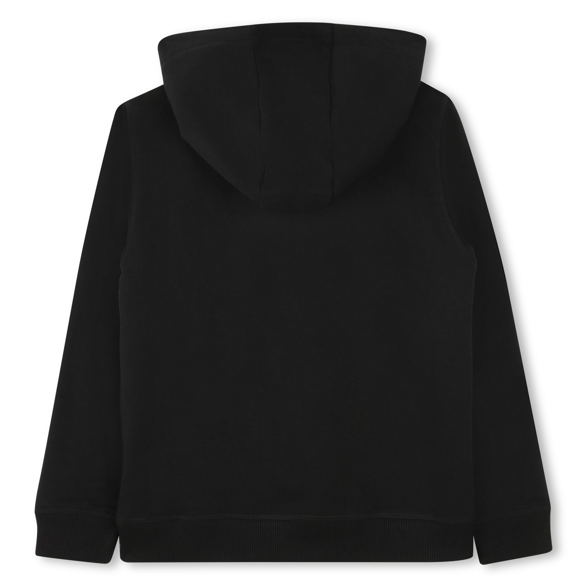 Sweat à capuche à motif en molleton - Black