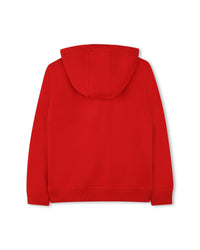 Fleece pattern hoodie - Bandana