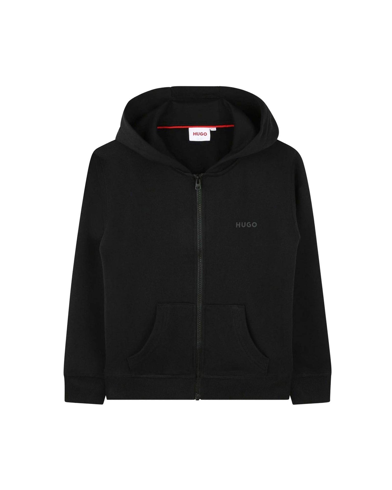 Gilet de survêtement à capuche en coton - Black
