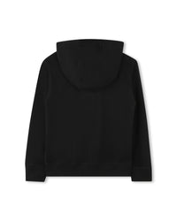 Gilet de survêtement à capuche en coton - Black