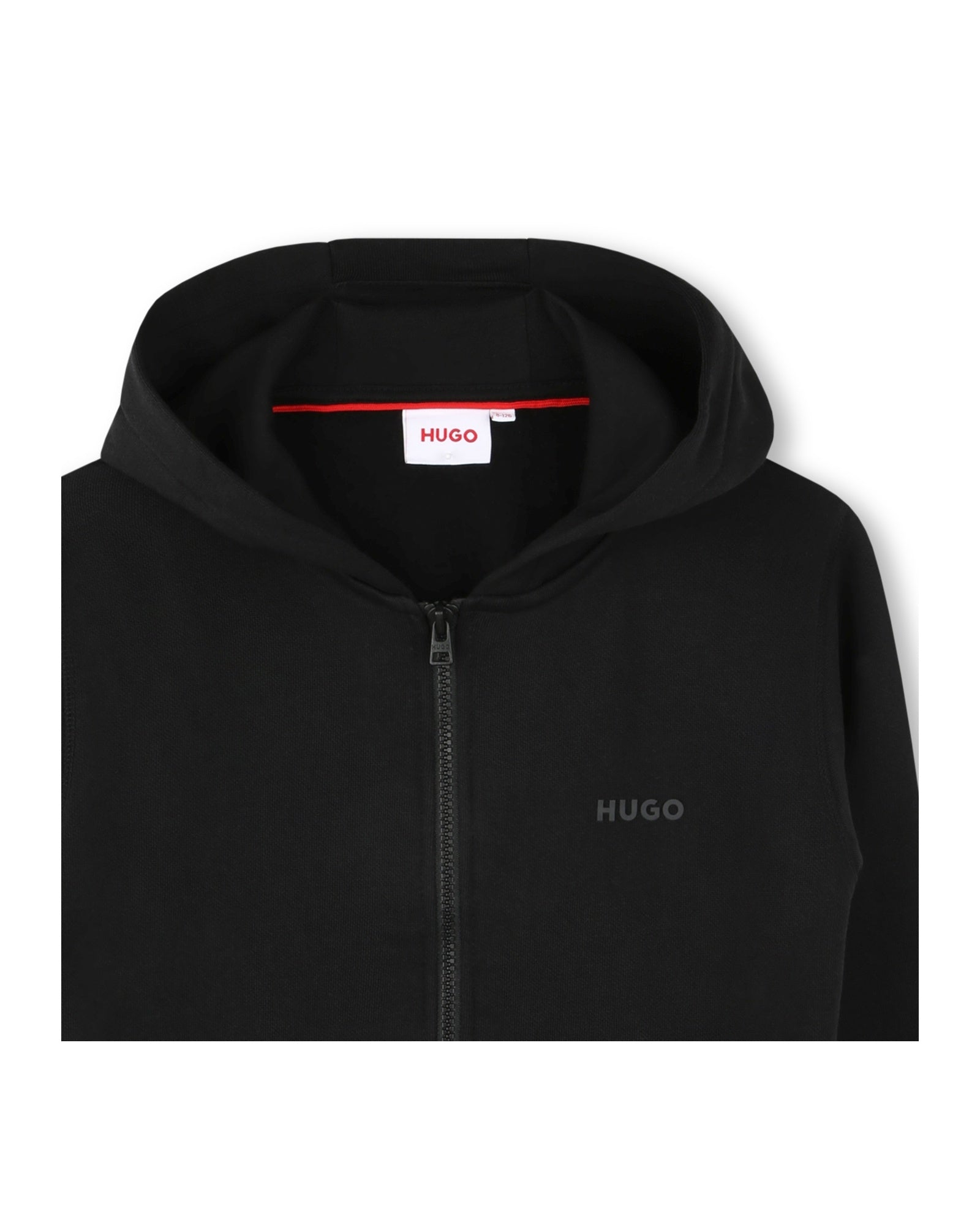 Gilet de survêtement à capuche en coton - Black
